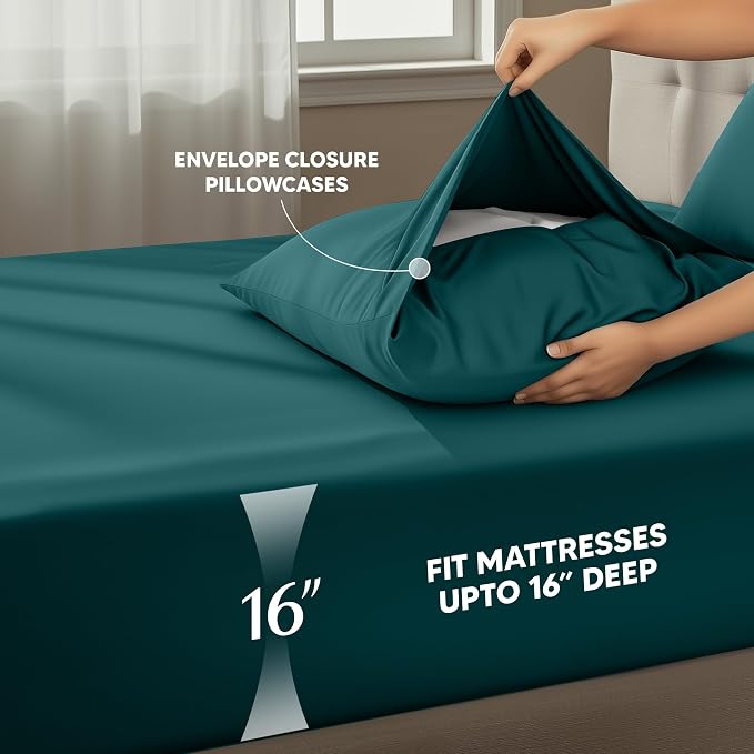 Utopia Bedding King Size Sheet Set – 4 Piece Bed Sheets, Soft and Breathable - Image 4