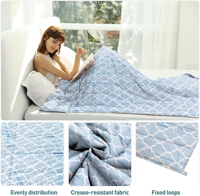 Weighted Idea Weighted Blanket for Adults Cooling Breathable Heavy Blanket - Image 3