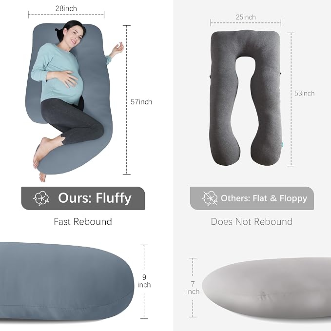 MOON PARK Pregnancy Pillows for Sleeping - Image 7