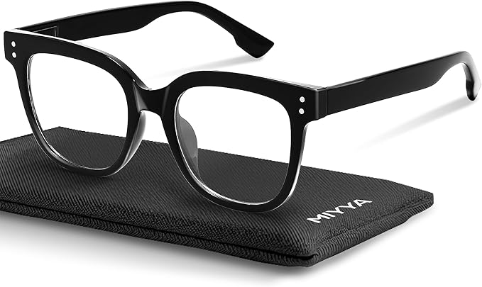 miyya Blue Light Glasses for Women & Men – Oversized UV & Blue Light Blocker by miyya