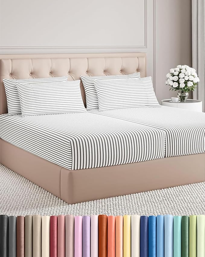 Split King 7 Piece Sheet Set by CGKUnlimited