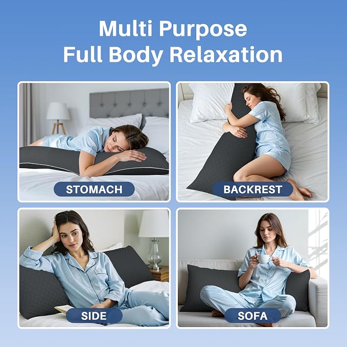 YZ HOME Cooling Body Pillow for Adults- Pillow Insert - Image 6