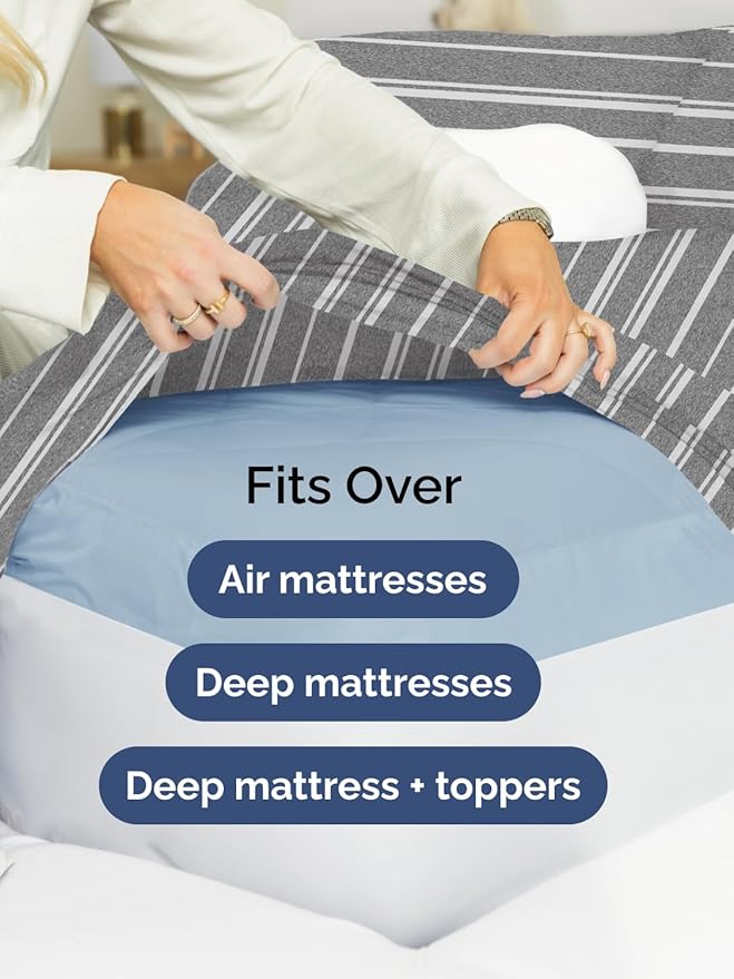 Extra Deep Queen Fitted Sheet - Image 6