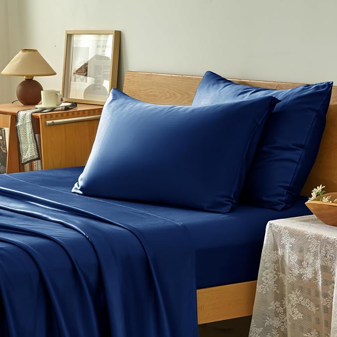 Homiest Cooling Pillow Cases King Size Set of 2, 100% Rayon Derived from Bamboo - Image 2