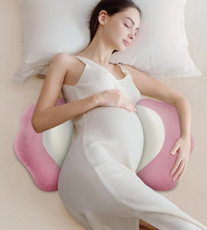 Pregnancy Pillows for Sleeping, Memory Foam Maternity Pillow Support for Back by DONAMA