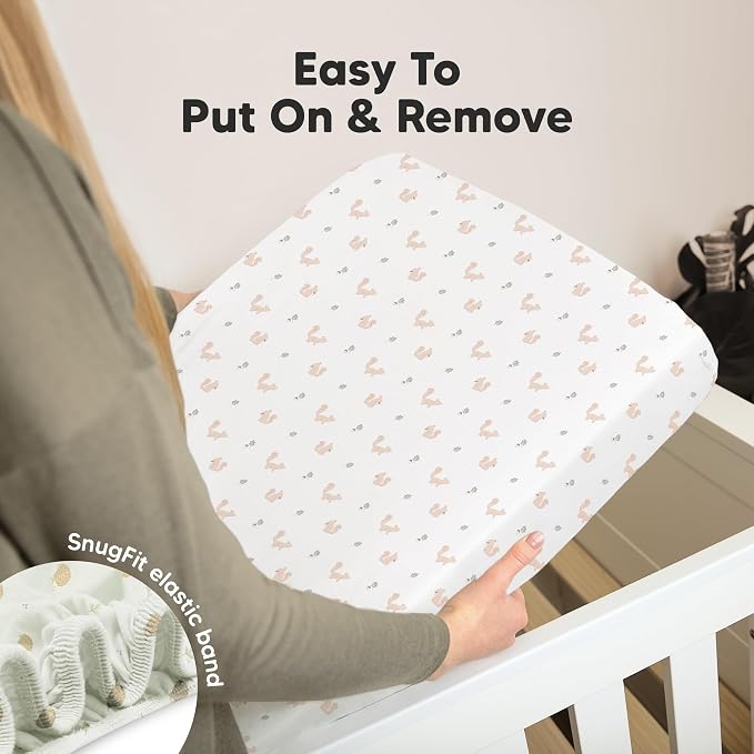 KeaBabies 2-Pack Organic Crib Sheets - Image 6