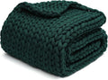 YnM Knitted Weighted Blanket, Handmade Chunky Knitted Design, Soft and Cozy by YNM
