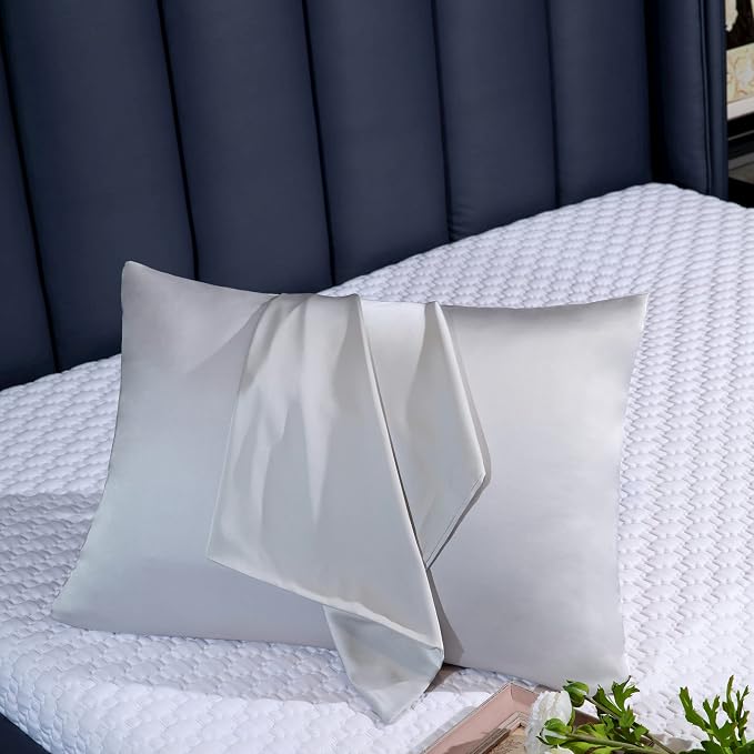 100% Mulberry Silk Pillowcase for Hair and Skin, - Image 5