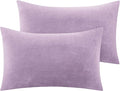 BEDELITE Flannel Pillowcases Standard Set of 2, Super Soft Fleece Pillow Case by BEDELITE