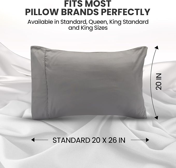 Utopia Bedding Pillow Cases Queen Size 2-Pack – Soft Brushed Microfiber – - Image 2