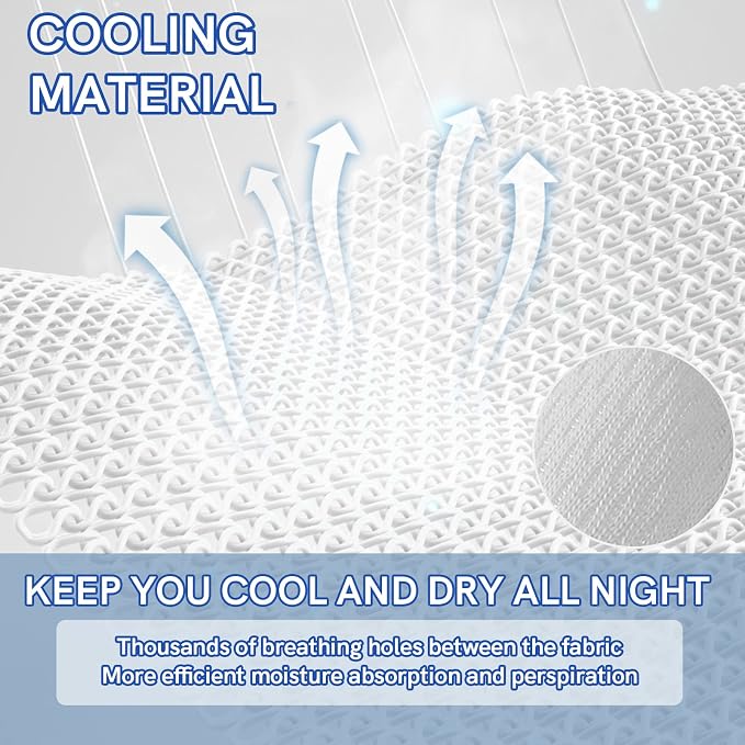 YnM Cooling Weighted Blanket, Handmade Chunky Yarn Knitted Design, Temperature - Image 3