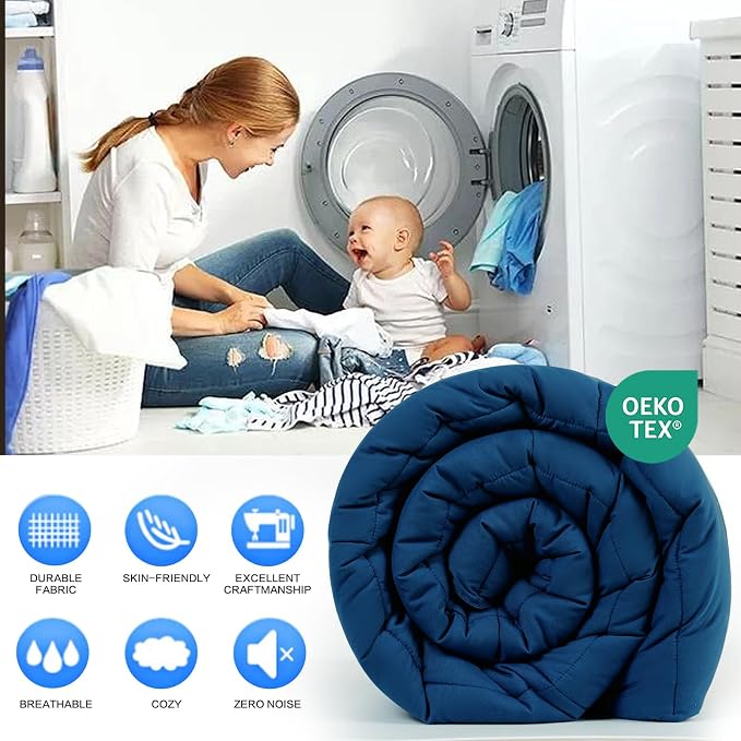 EASELAND Full Size Down Alternative Comforter - Image 2