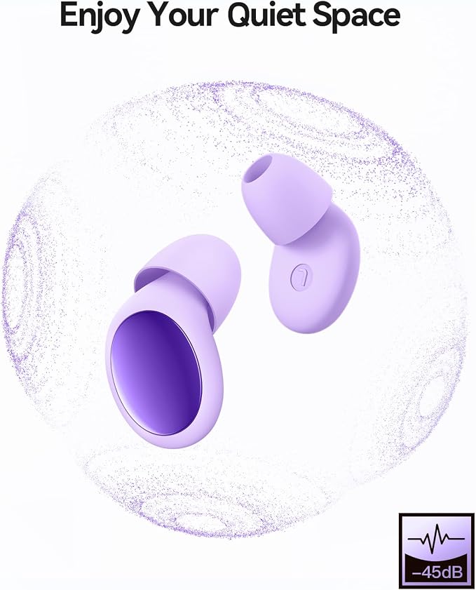 45dB Ear Plugs for Sleeping Noise Cancelling Ear Plugs for Noise Reduction & - Image 3