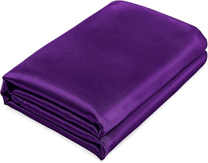 Homiest Purple Satin Flat Sheet by Homiest