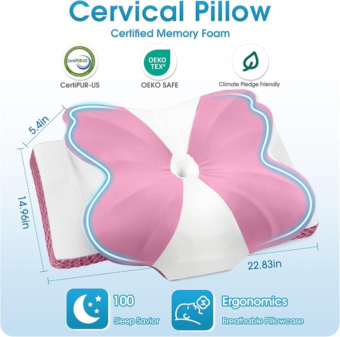 CloudBliss Cervical Memory Foam Pillow - Image 2