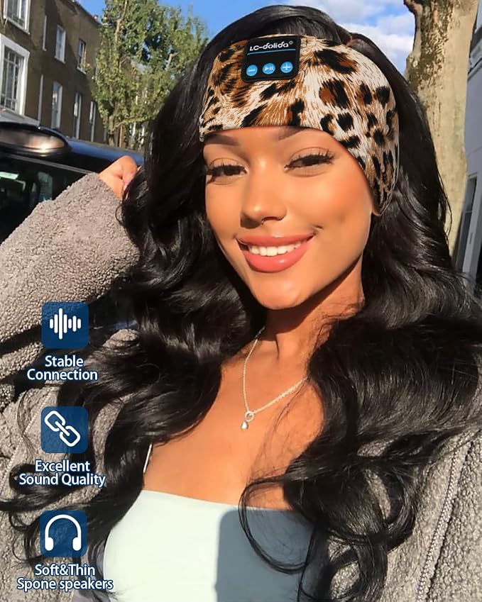 LC-dolida Sleep Headphones Bluetooth, Sleep Headphones Sleep - Image 6