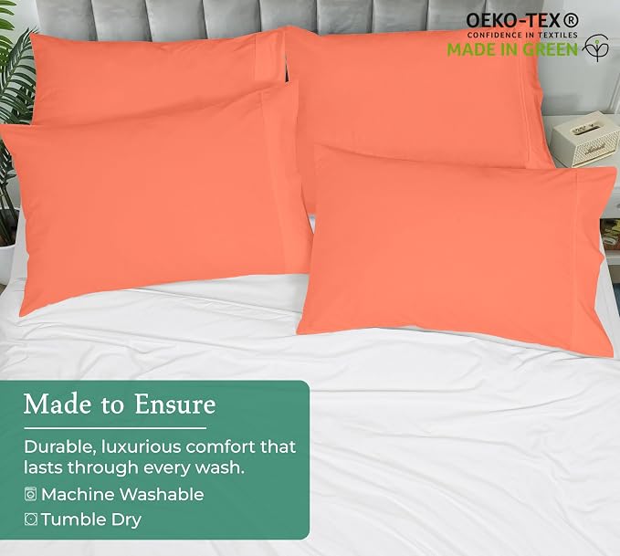 Royale Linens Queen Pillowcase Set of 2 - Image 8