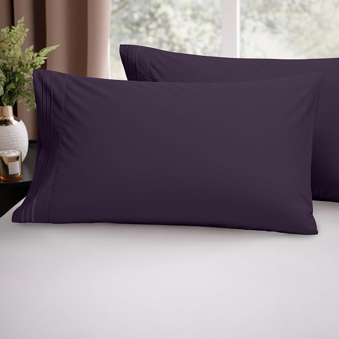 Elegant Comfort Luxury Ultra-Soft 2-Piece Pillowcase Set - Image 2