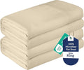 Royale Linens 2 Pack Bulk Flat Sheet Set by ROYALELINENS