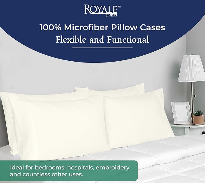 Royale Linens Standard Pillowcase Set of 2 - Image 6