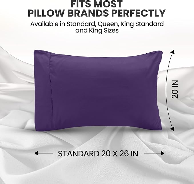 Utopia Bedding Pillow Cases Standard Size 2-Pack – Soft Brushed Microfiber – - Image 2