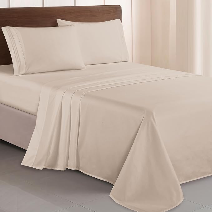 Elegant Comfort Luxurious 1500 Premium Hotel Quality Microfiber Three Line by ELEGANTCOMFORT