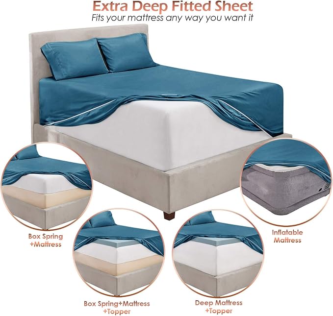 Hearth & Harbor Extra Deep Pocket Sheets - Image 6