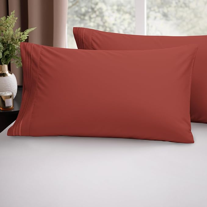Elegant Comfort Luxury Ultra-Soft 2-Piece Pillowcase Set - Image 2