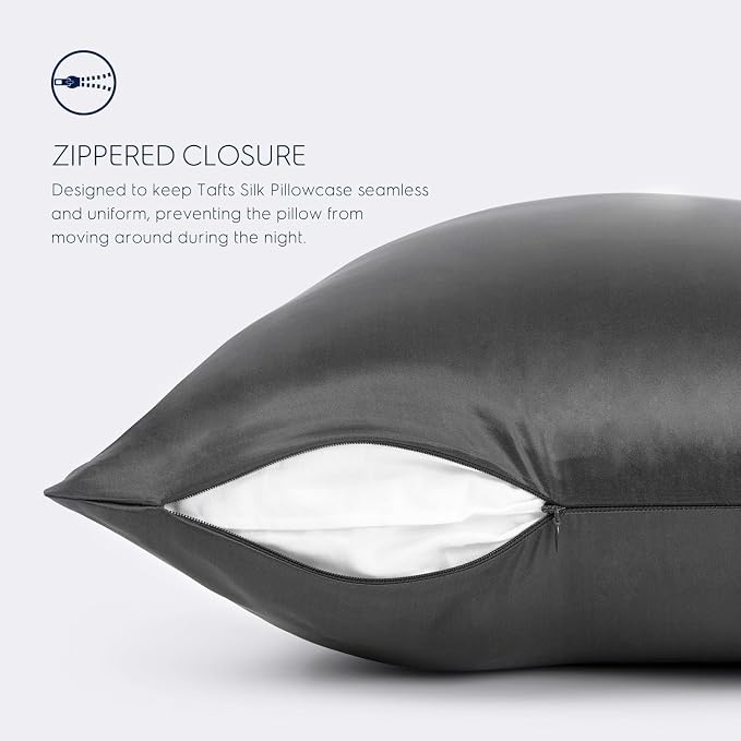 Tafts Pillow Cases - 22mm 100% Pure Mulberry 6A Silk Pillowcase - Image 5