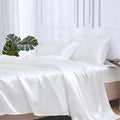 MR&HM Satin Bed Sheets, Queen Size Sheets Set by MRHM