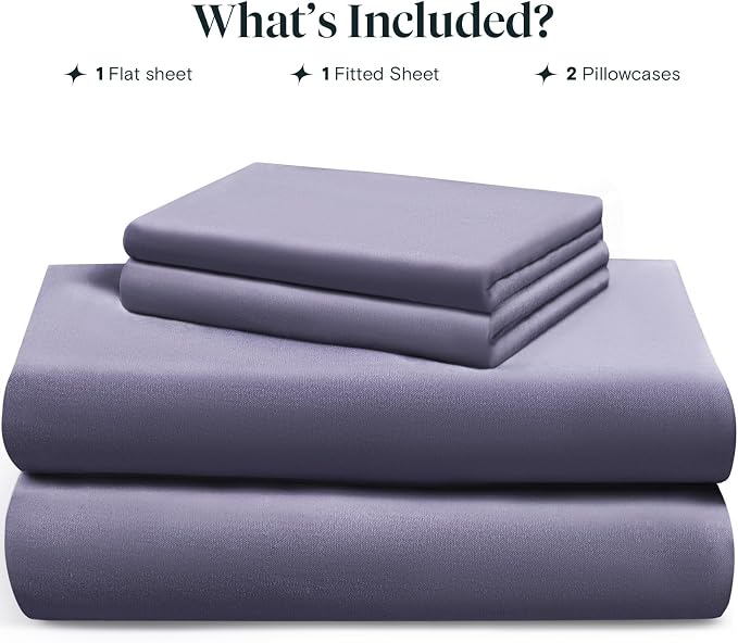 LuxClub Full Size Bed Sheets, 100% Rayon Derived from Bamboo Cooling Sheets - Image 2
