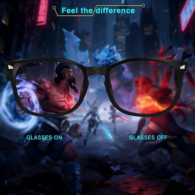 Red Lens Glasses Blue Light Glasses - Image 4