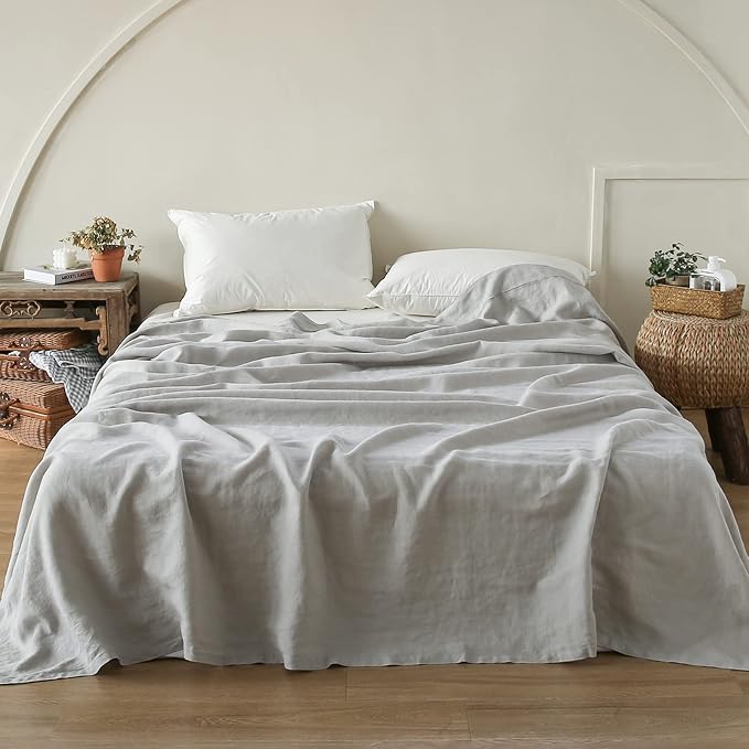 Simple&Opulence French Linen Flat Sheet by SimpleOpulence