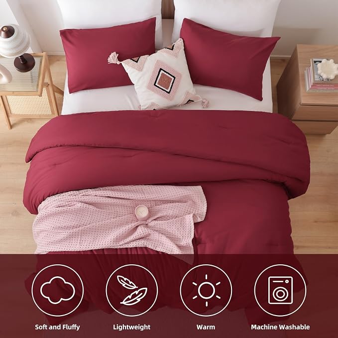 ROSGONIA Oversized King Comforter 128x120 - Image 5