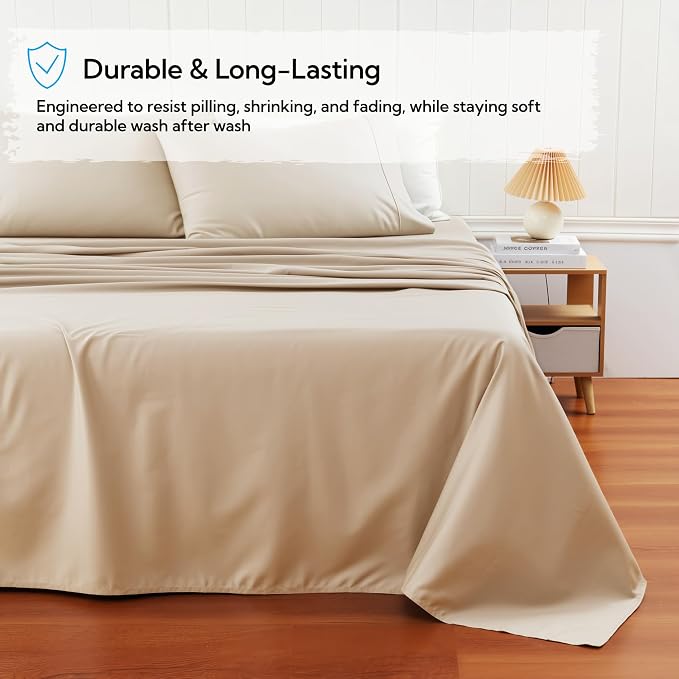 Cotton Flat Sheets Only, 600 TC 100% Cotton Flat Sheet Top Sheet Only, TwinXL - Image 5
