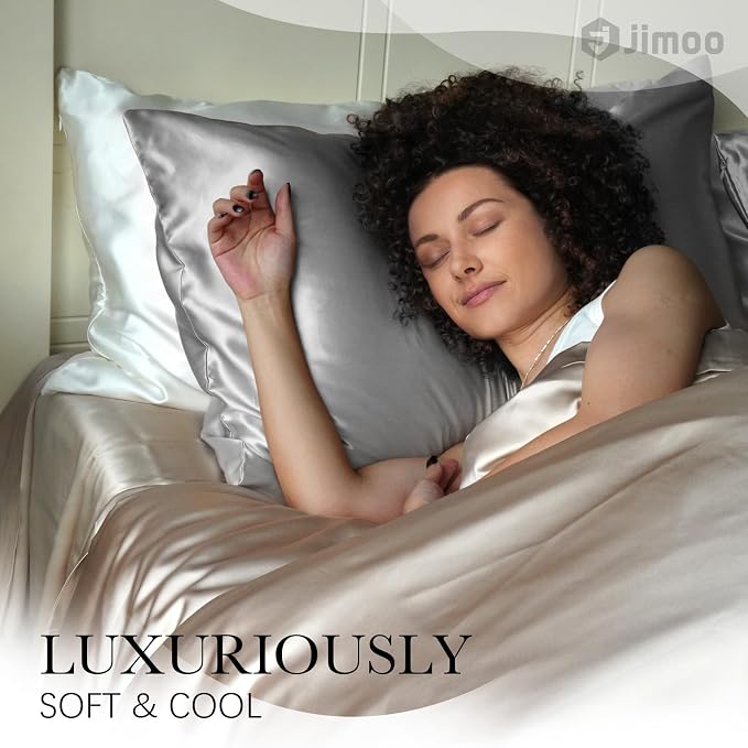 100% Mulberry Silk Pillowcase for Hair and Skin, 22 Momme Pure Natural Silk - Image 7