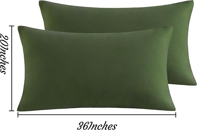 NTBAY King Pillow Cases Set of 2, 2 Pack Brushed Microfiber 20x36 Pillow Cases - Image 3