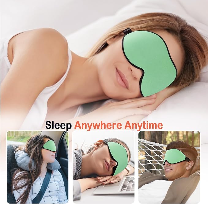 LitBear Sleep Mask for Side Sleeper Women Men, Eye Mask for Sleeping Light - Image 7