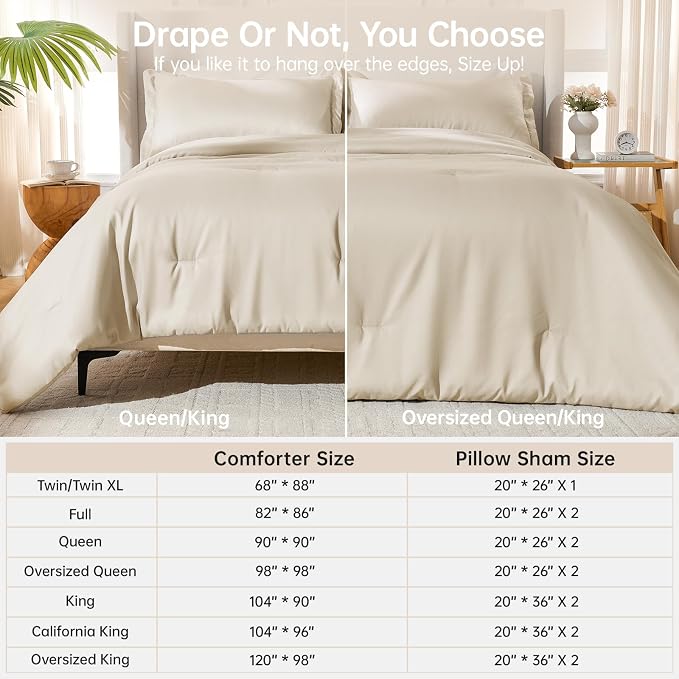 MUXHOMO Full Comforter Sets, All Season Ultra Soft Down Alternative Bedding - Image 8
