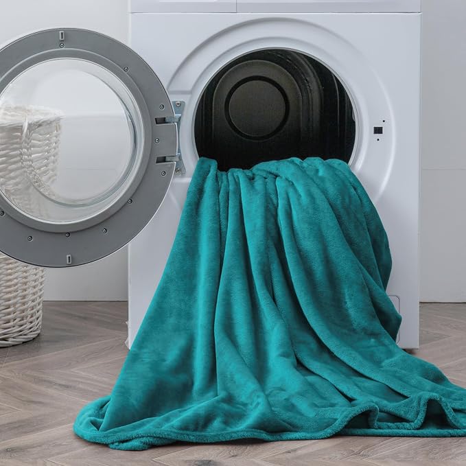 BEDELITE Flannel Sheets Full Size Teal - Image 8