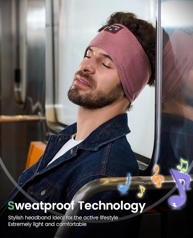 Perytong Sleep Headphones Wireless, Air Travel, Meditation - Image 3