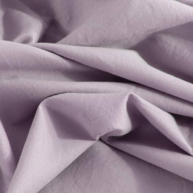 NEXHOME PRO Duvet Cover Set 100% Washed Cotton Oversized Queen 98"x98" - Image 9