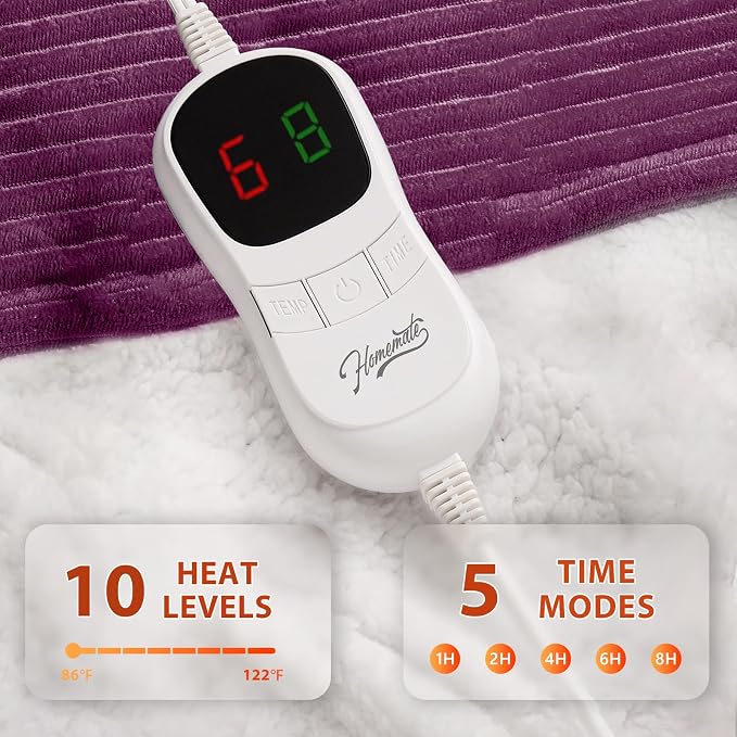 Homemate Heated Blanket Electric Throw - Image 3