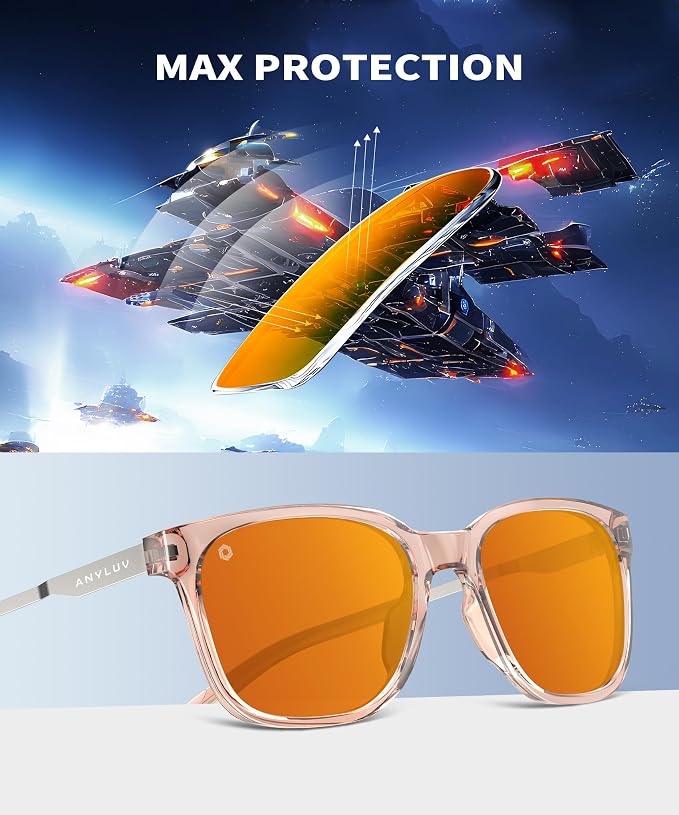 ANYLUV Blue Light Glasses for Men, Lightweight Computer Gaming Glasses - Image 4