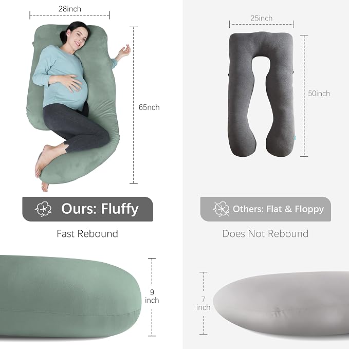MOON PARK Pregnancy Pillows for Sleeping - Image 7