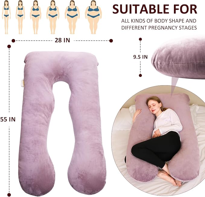 Chilling Home Pregnancy Pillow, U Shape Pregnancy Pillows - Image 8