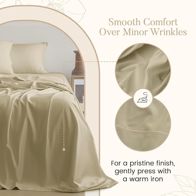 100% Egyptian Cotton Sheets California King Size, 800TC Breathable Bed Sheet Set - Image 6