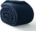 100% Cotton Muslin Blanket 50" x 60", Breathable and Lightweight Cotton Throw by Kozyhvn