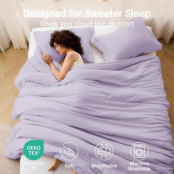 MUXHOMO Queen Comforter Set, All Season Ultra Soft Down Alternative Bedding - Image 2