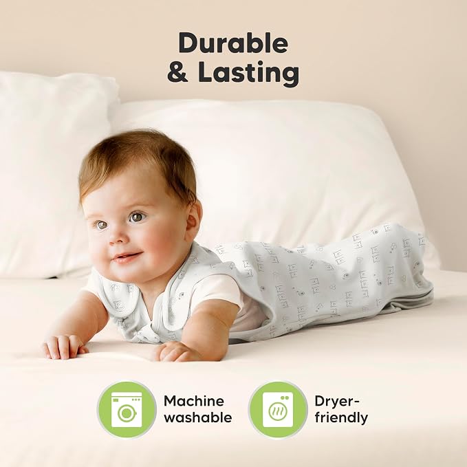 2-Pack Organic Baby Sleep Sacks, 100% Cotton - Image 8